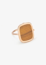 tiger eye antique ring