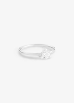 be mine maria large white engagement ring