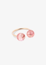 rhodochrosite bubble ring