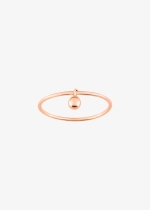 single tiny beads circle ring