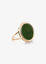 jade disc ring