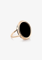 black onyx disc ring