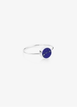 mini ever lapis white gold disc ring