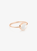 mini pixie ever white moonstone disc ring
