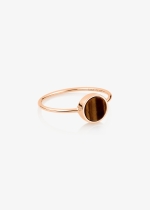mini ever tiger eye disc ring