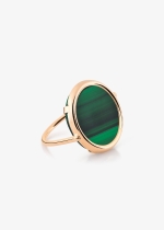 ever malachite disc ring