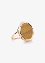 ever tiger eye disc ring
