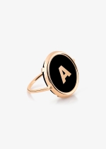 initial onyx disc ring