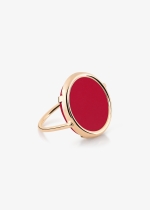 maria coral disc ring
