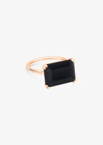 midnight horizontal onyx ring