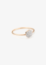 mini diamond ever disc ring
