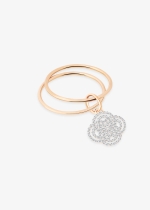 diamond purity double circle ring