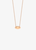 mini sequin diamond necklace