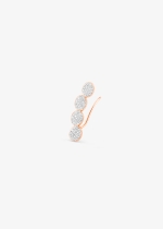 mini ever solo right diamond arc earring