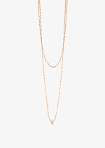 mini tube &amp; diam sautoir