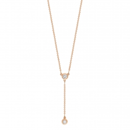 NECKLACE - Lonely diamond lariat | Ginette NY