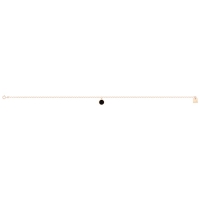 ever onyx disc ankle chain