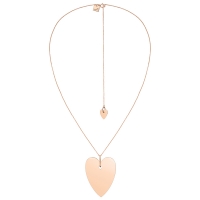 angèle jumbo heart on chain