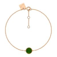 mini ever jade disc bracelet