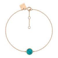 mini ever turquoise disc bracelet