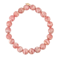 heal rhodochrosite bead bracelet