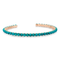 maria open turquoise bangle