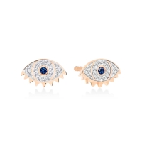 ajna sapphire and diamond studs