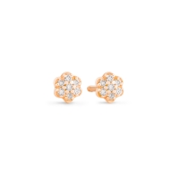 be mine lotus mini diamond studs