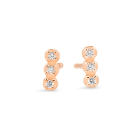 diamond strip earrings