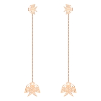 long georgia pendant earrings