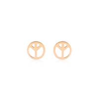 peace & love studs