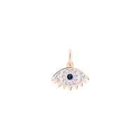 ajna sapphire and diamond charm