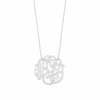white baby lace monogram "ngy"