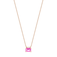 mini cocktail pink topaz on chain