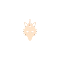 mini wolf charm