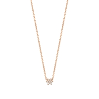 mini diamond star necklace