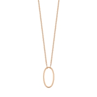mini ellipse necklace