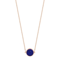 mini ever lapis disc necklace