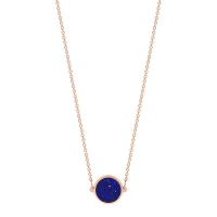 mini ever lapis disc necklace