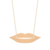 jumbo french kiss necklace