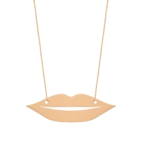 jumbo french kiss necklace