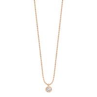 lonely diamond on chain