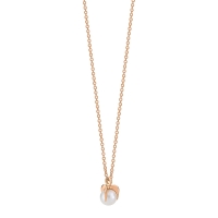 maria mini single pearl bead on chain