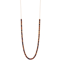 maria mini tiger eye boulier necklace