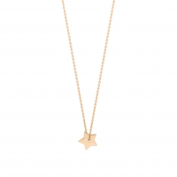 mini open star on chain