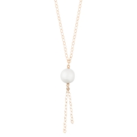 single pearl fusion necklace