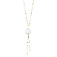 single pearl fusion necklace