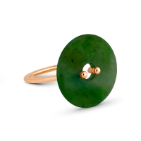donut jade ring