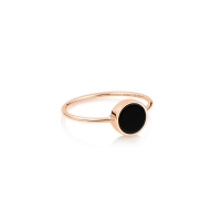 mini ever onyx disc ring