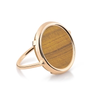 ever tiger eye disc ring